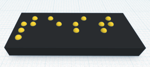 Unneeded dots have been deleted. The result is 