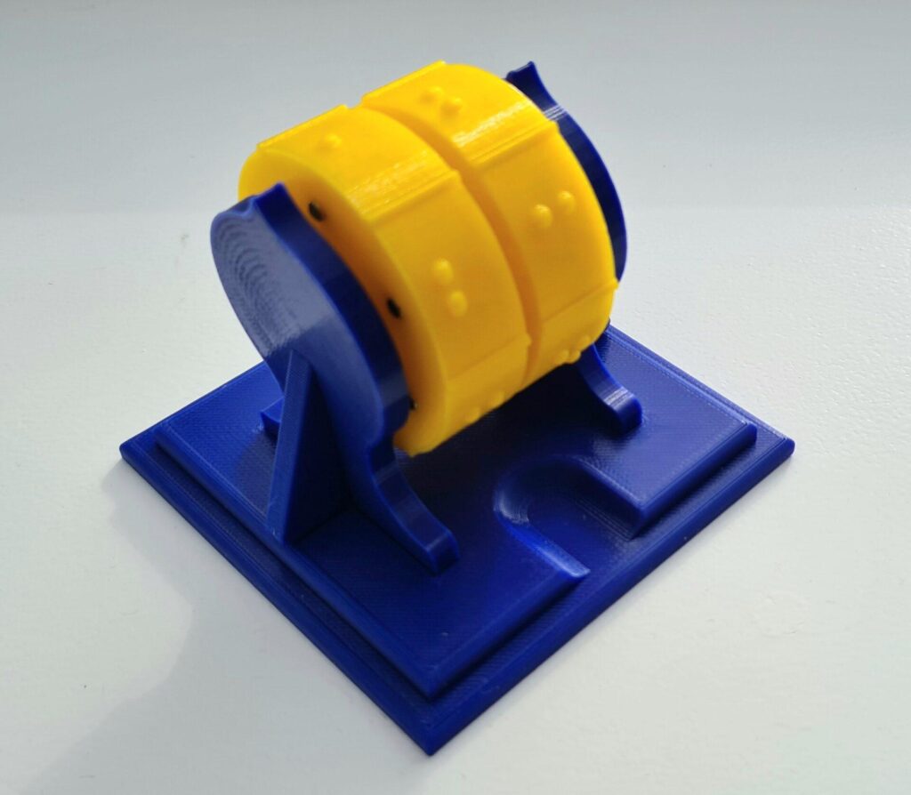 Rotating Braille Dice (Double)