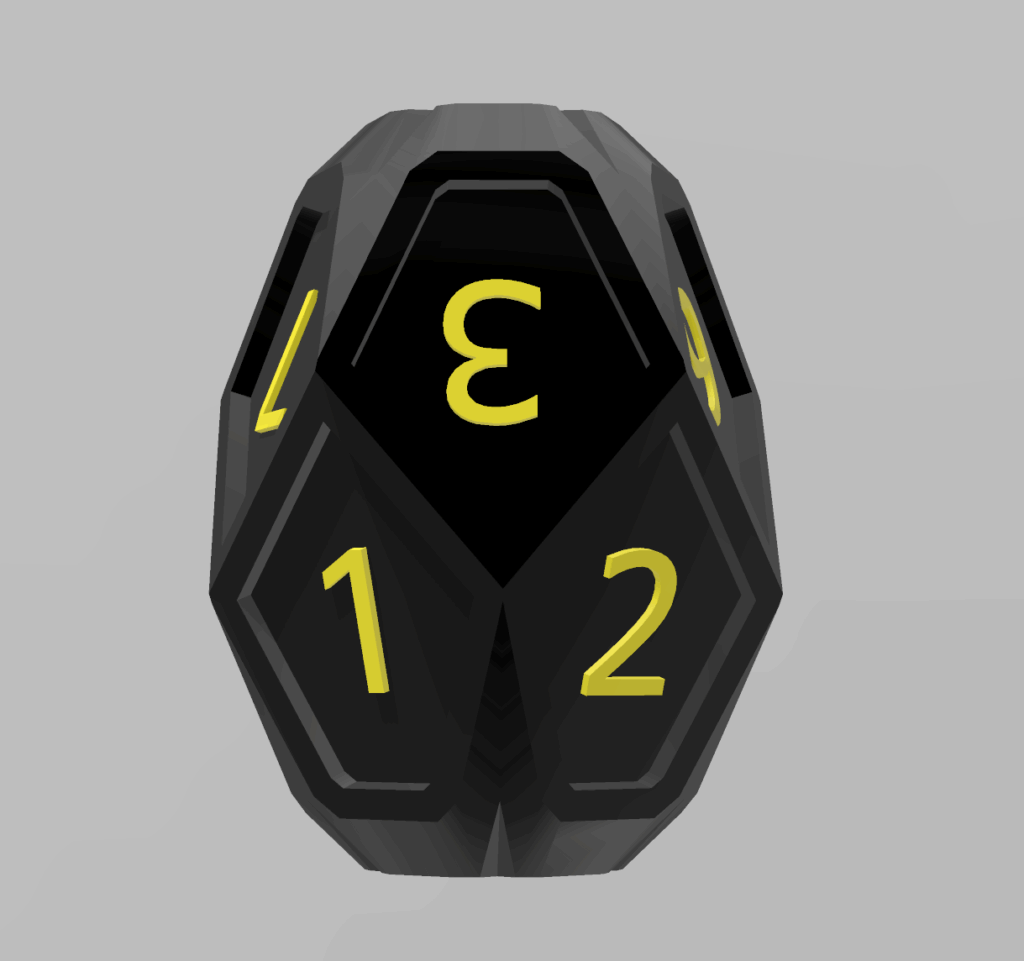 10 Sided Dice 0-9 (normal font)