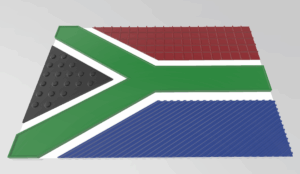 Flagge von Südafrika | Flag of South Africa