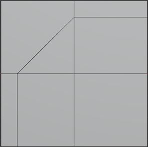 Redirection in angle before all are quads (1)