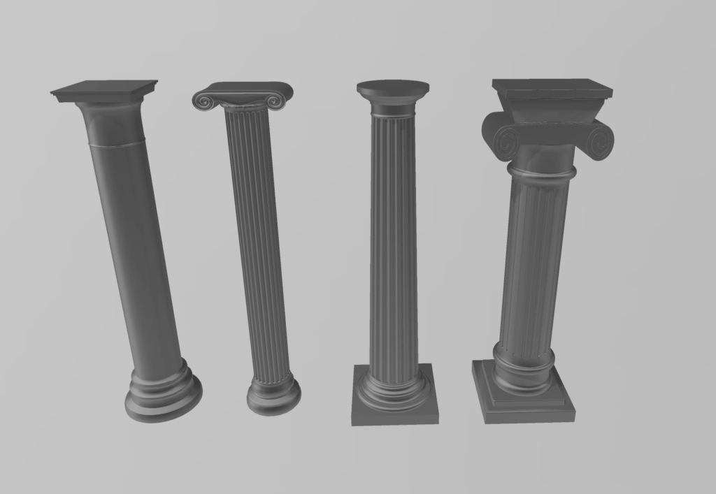 Roman Column Set